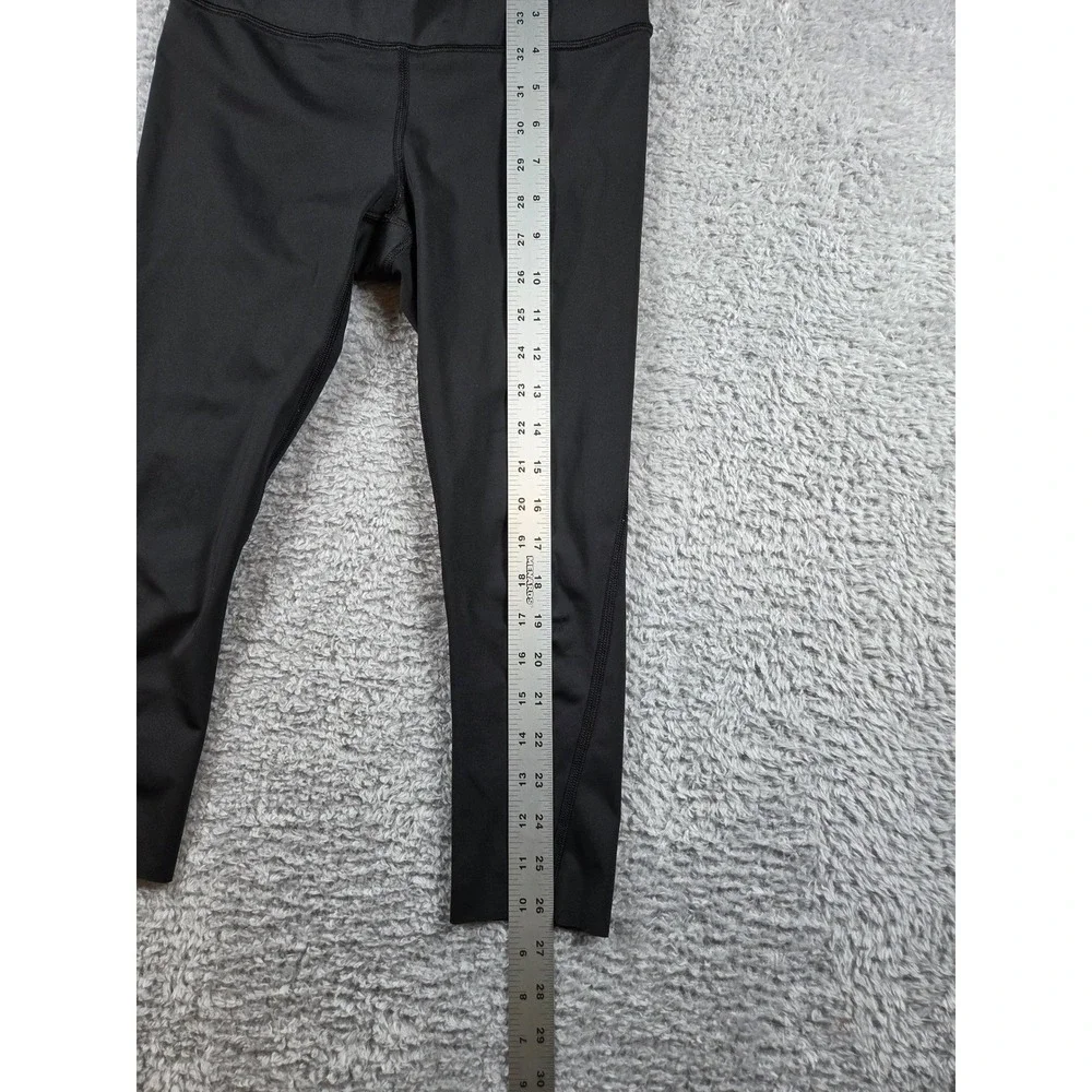 Athleta Leggings XS Black Womens Crop Athletic Zipper Pocket Sporty Workout